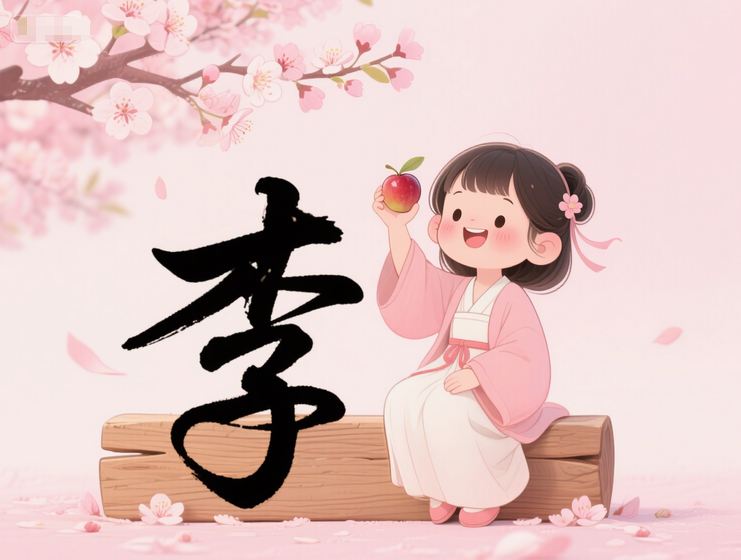 李姓女孩名字優雅大方，古韻新聲皆入畫卷中