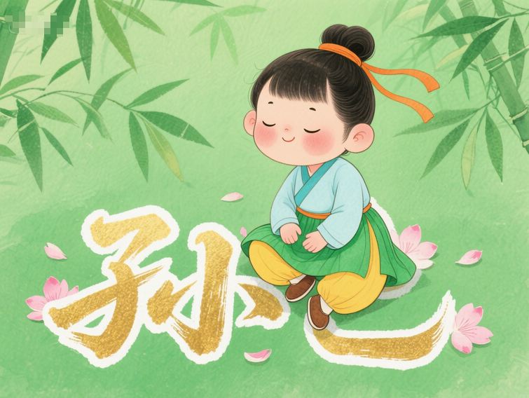 孫姓朗朗上口的名字,百聽不厭，辨識度高